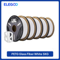 ELEGOO PETG-GF Glass Fiber Filament 1.75mm Gray 1KG,High Stiffness,Electrical Insulation,Fits for Most FDM 3D Printers - 3D Printing Accessories from Linloft.