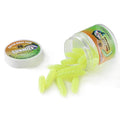 SUNMILE 12pcs Worm Lures 4cm Trout Fishing Soft Lures, Shrimp-scented Bait Artificial Silicone Trout Plastic Baits