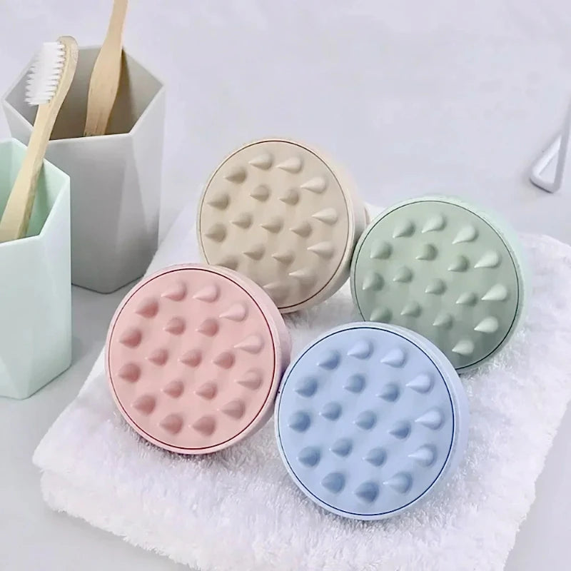 New Silicone Shampoo Scalp Hair Massager Comb Bath Scalp Massage Brush Shampoo Massager Scalp Acupuncture Point Massage