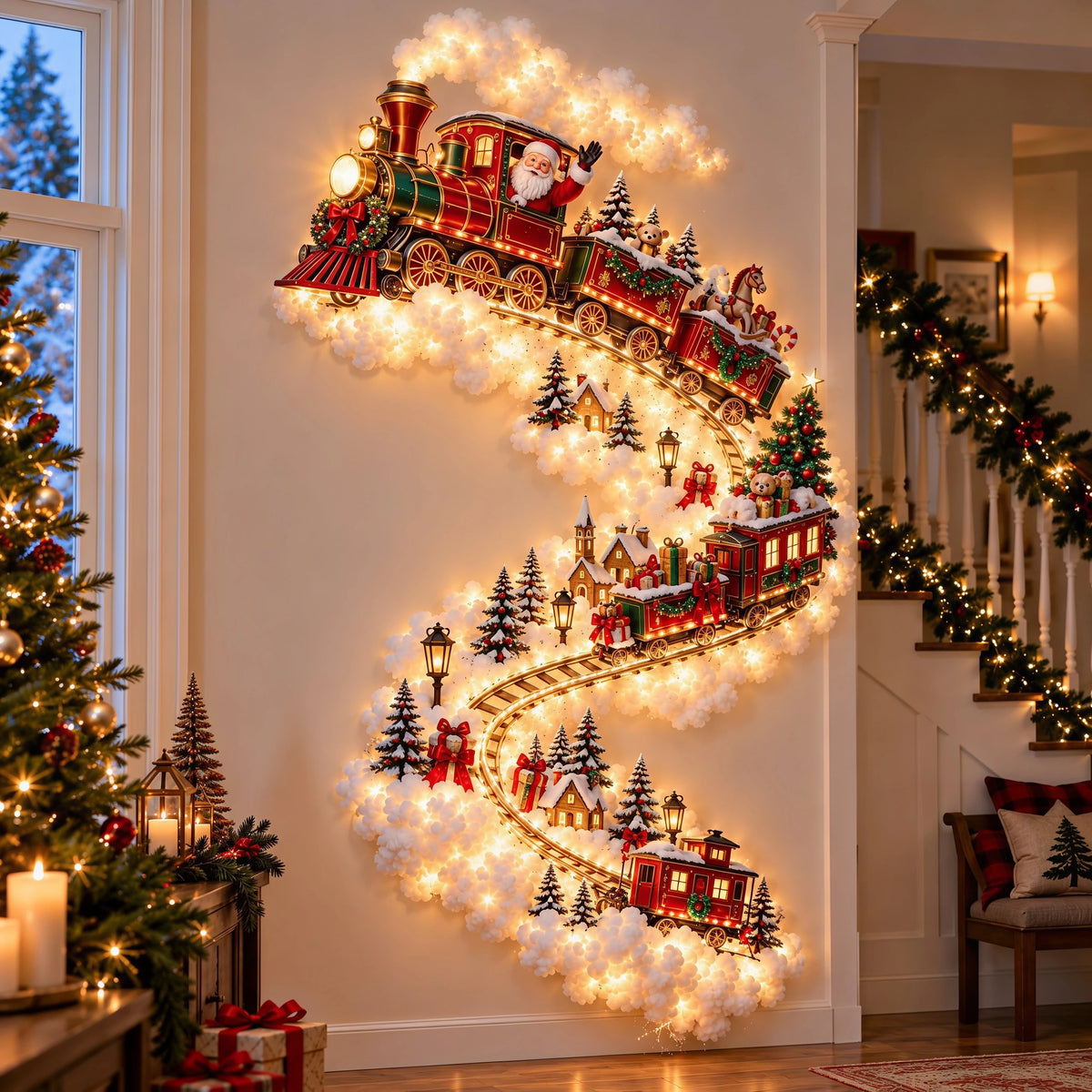 Lighted Star of Bethlehem Wall Decor - Seasonal & Holiday from Linloft.