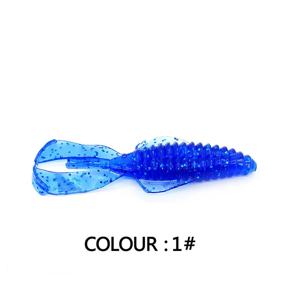 Soft Fishing Lure 5Pcs 4.5g 2Pcs 15.5g Bionic Silicone Fan-shaped Artificial Bait Wobblers Swimbait Outdoor Fishing Tackles - Fishing Tackle from Linloft.