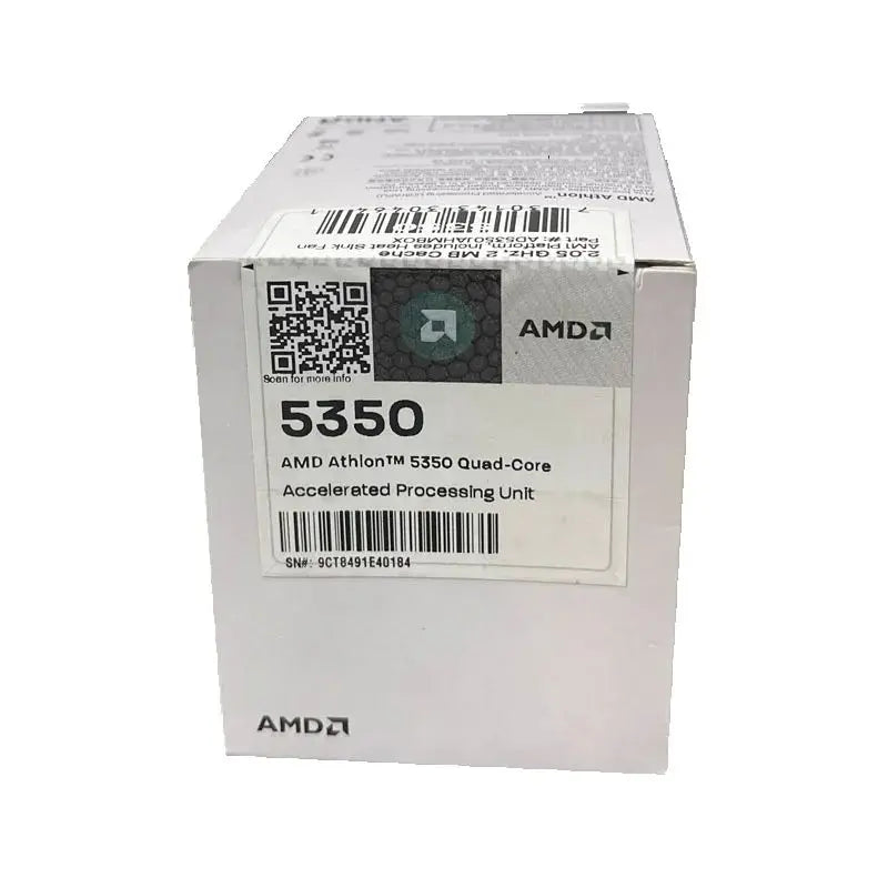 AMD X4 5350 Athlon 5350 2.05 GHz Quad-Core Quad-Thread CPU AD5350JAH44HM Socket AM1 Sealed New and come with cooler