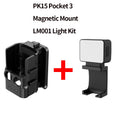 Ulanzi LM001 for DJI Osmo Pocket 3 4 Video Light Magnetic Mini Led Light Waterproof Vlogging Tiktok Live 500mah Rechargeable
