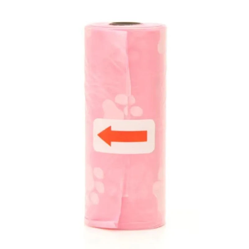 1/3/5pcs Pet Poop Bags Disposable Dog Waste Bags Bulk Poop Bags with Leash Clip and Bone Bag Dispenser 5 Rolls of 75 Pcs Bags - Pet Supplies from Linloft.