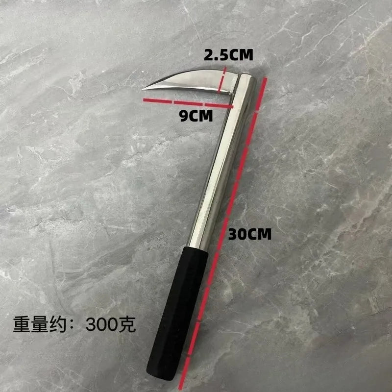 1Pc Ice Pick 30cm/11.81in Stainless Steel Ice Fishing Tool Heavy-Duty Ice Chipper Oyster Clamming Winter Fishing Equipment