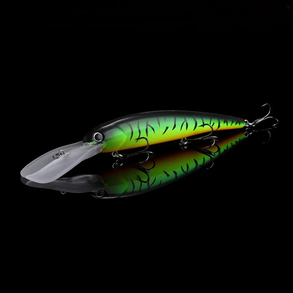 Floating Trolling Minnow Lure, 120mm - Fishing Tackle from Linloft.
