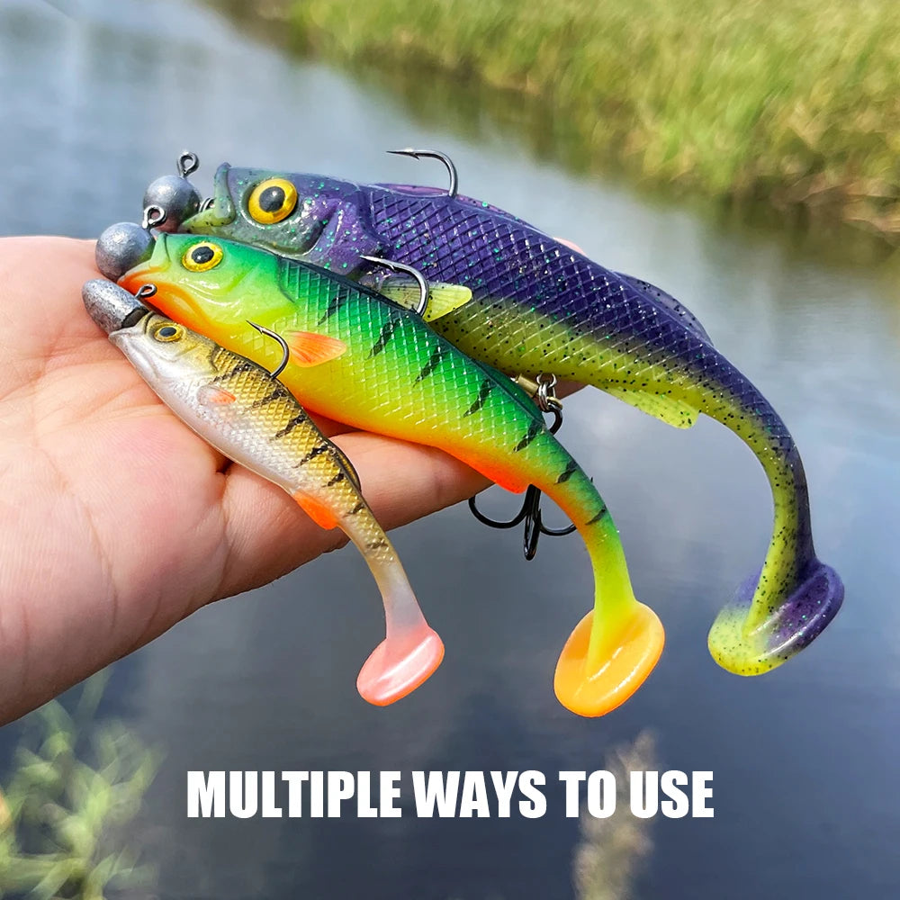 Vigour Perch Swimbait Pike Perch Zander Soft Bait Uv 7cm 11cm 14cm Dropshot Weedless Rubber Fish Scented Shad For Jig Head Rig