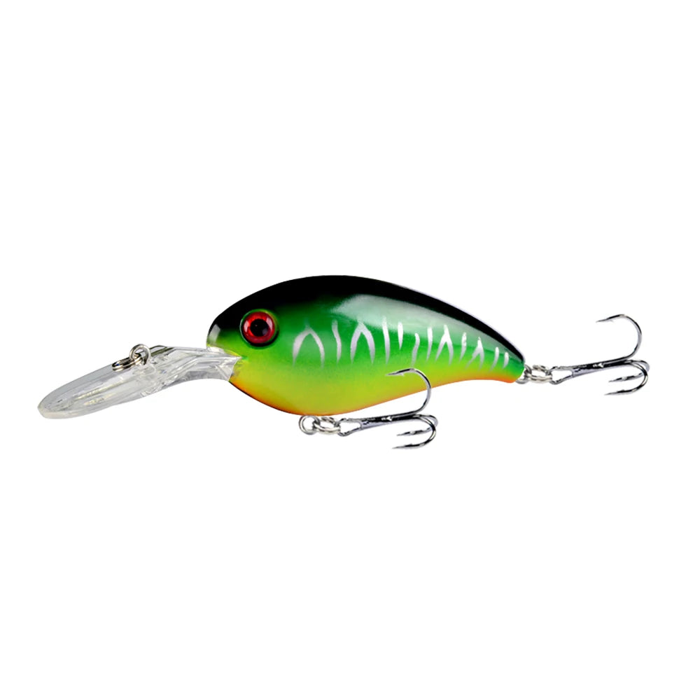 1pcs Crank Fishing Lure Artificial Hard Baits 10cm/15g Crankbait Jerkbait Wobbler Fishing Tackle Good Treble Hooks Tackle - Fishing Hooks from Linloft.