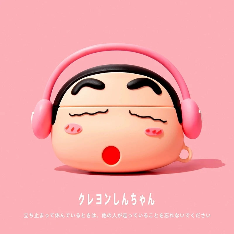 Cute Cartoon Silicone AirPods Case - Electronics & Accessories from Linloft.
