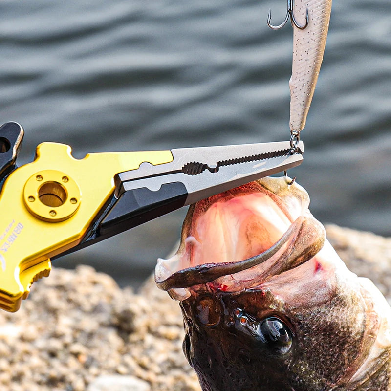 HASIDA Fishing Pliers And Grip Anti Corrosion Aeronautical Aluminum Stainless Steel Multifunctional Tool Accessories