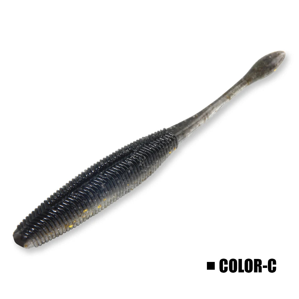 Salted Stick Worm Soft Lures, 10-Pack - Fishing Tackle from Linloft.