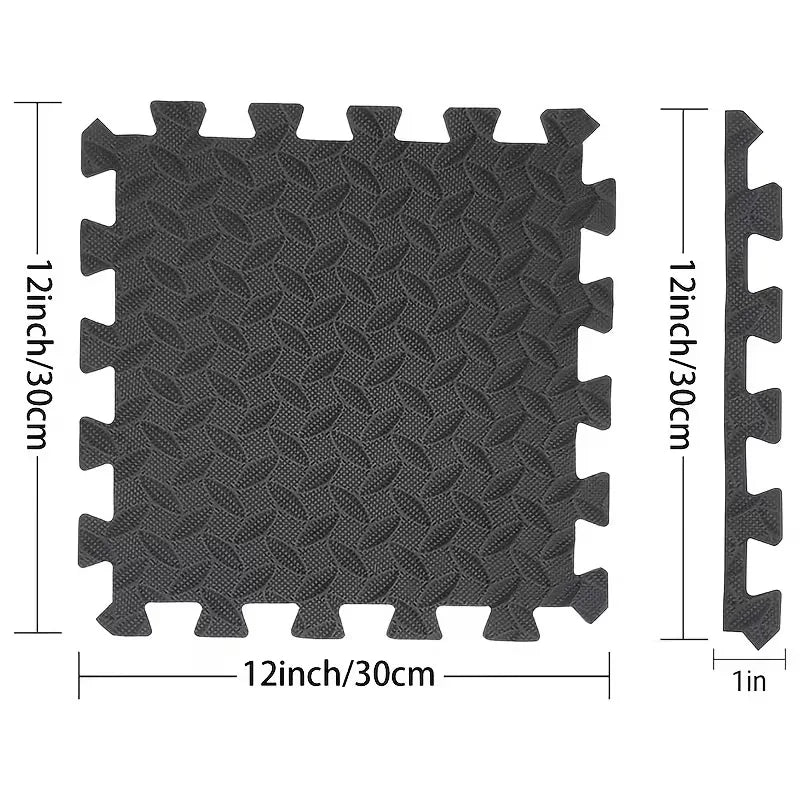 Interlocking Yoga Mat Tiles 16 Pcs