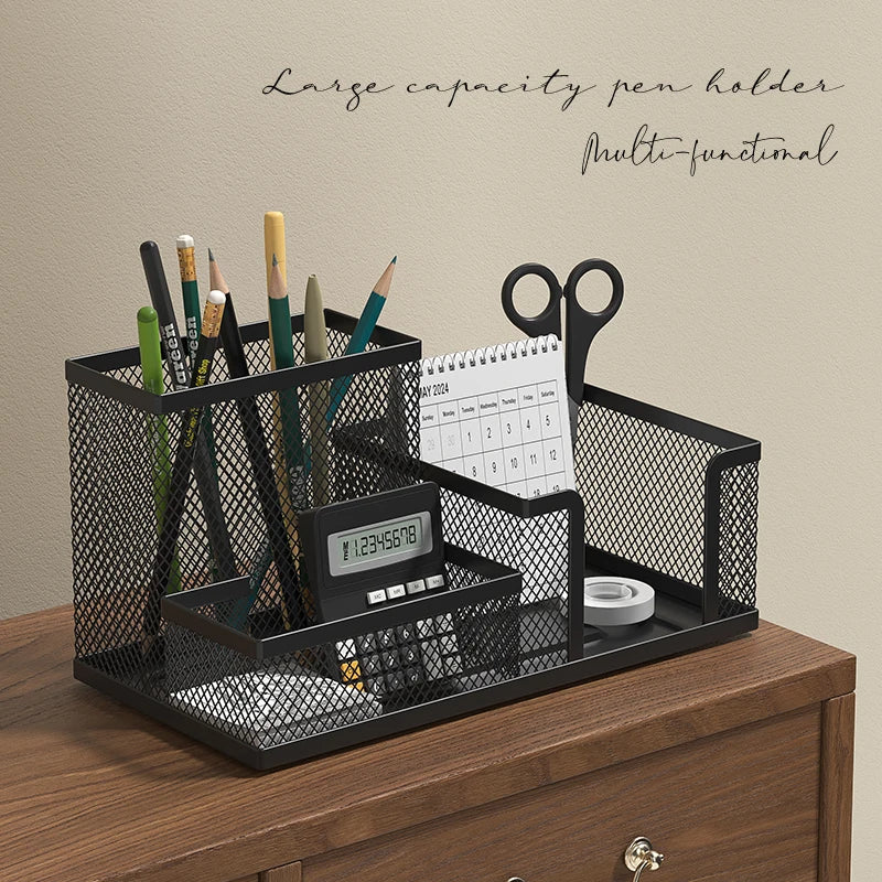 Mesh Desk Organizer with Pencil Holder