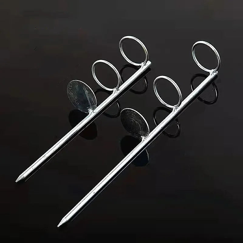 Single Fork Fishing Rod Holder With Double Ring Bracket, Simple Outdoor Fishing Tackle Support