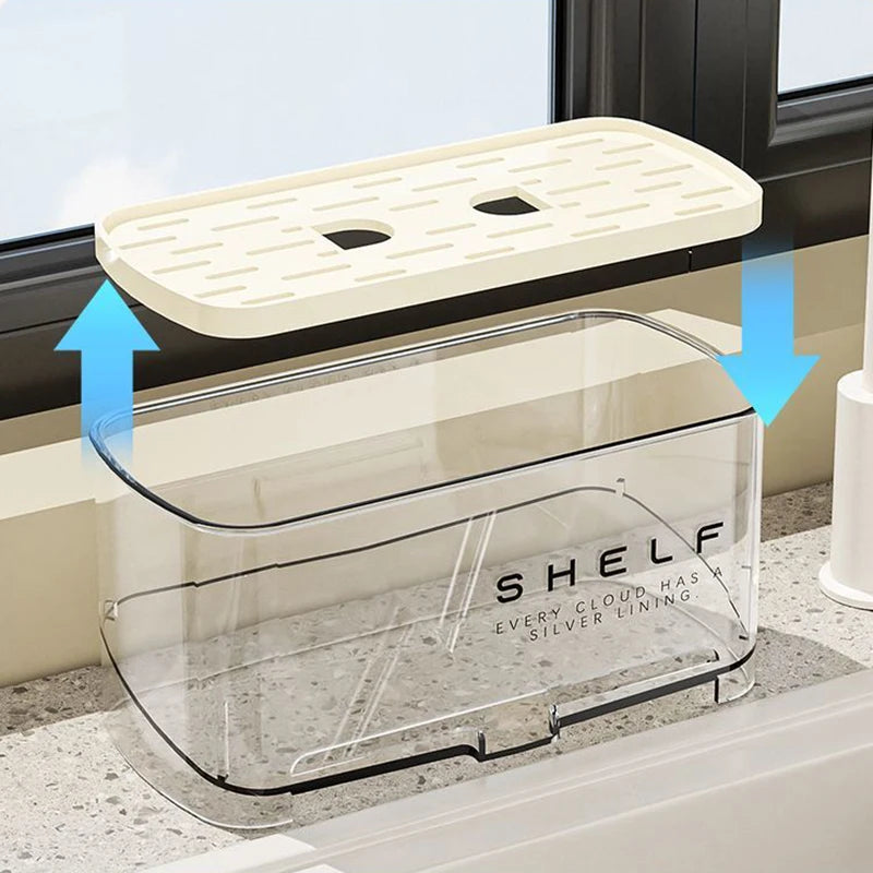 Sink Sponge Drain Rack Organizer
