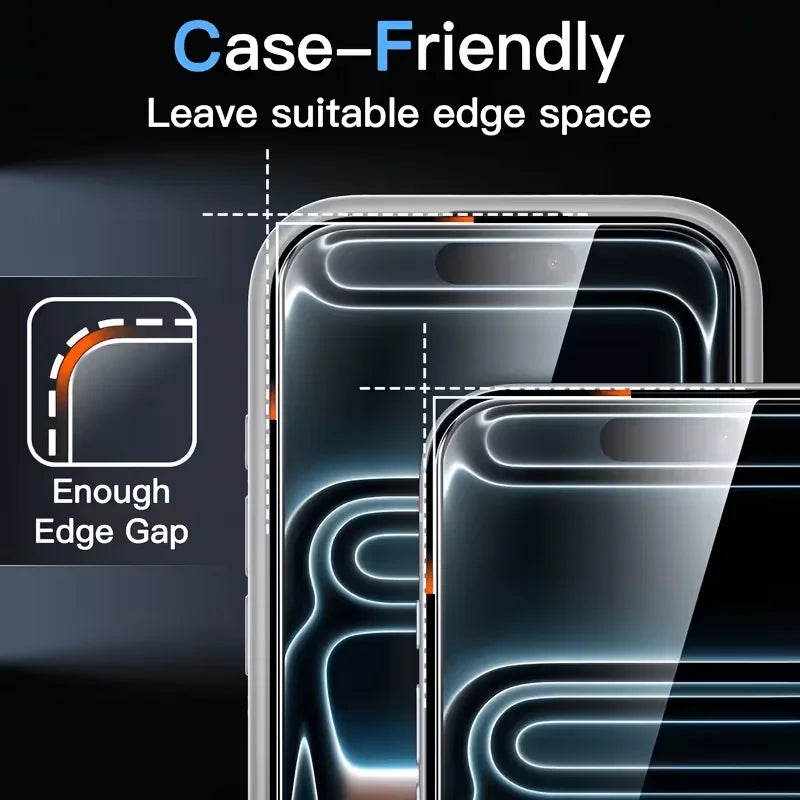 5P Ultra HD Full Coverage Tempered Glass Screen Protectors, Compatible with iPhone 18/18 Pro/18 ProMax/17Pro Max/17/16 Pro Max/16 Pro/16 Plus/16/15 ProMax. Features Anti-fingerprint & Dust-proof Performance, Case-friendly Des - Electronics & Accessories from Linloft.