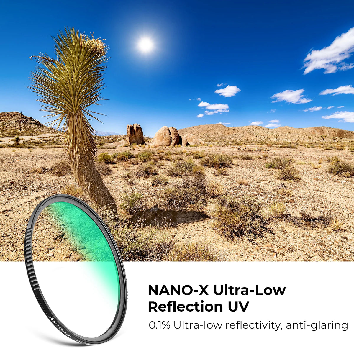 K&F Concept MRC UV Filter 67mm 77mm 82mm Ultra Low Reflection Nano-X 37mm 40.5mm 43mm 46mm 49mm 52mm 55mm 58mm 62mm