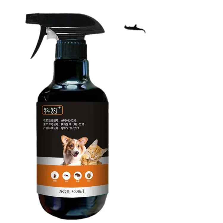 Flea Medicine for Dogs and Cats, Fleas Removed, Pet External Insect Repellent Spray, Insect Repellent Spray to Remove Lice Fleas - Pet Supplies from Linloft.