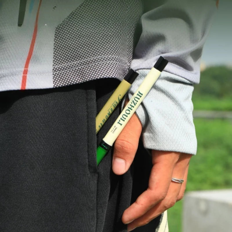 1.2M-2.1M Ultra Short Carbon Fishing Rod Super Light Hard Mini Portable Telescopic Fishing Pole with Rod Pocket