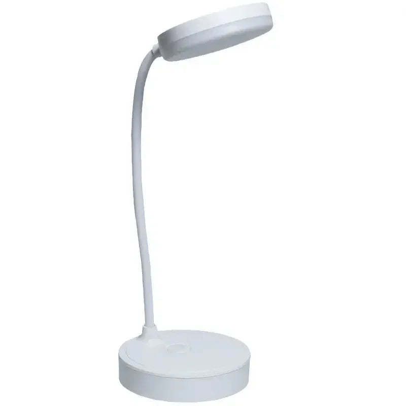 3-Level Dimmable Wireless LED Desk Lamp, Plug-in Powered Touch Control Table Light. Portable Night Light for Bedroom, Study Room