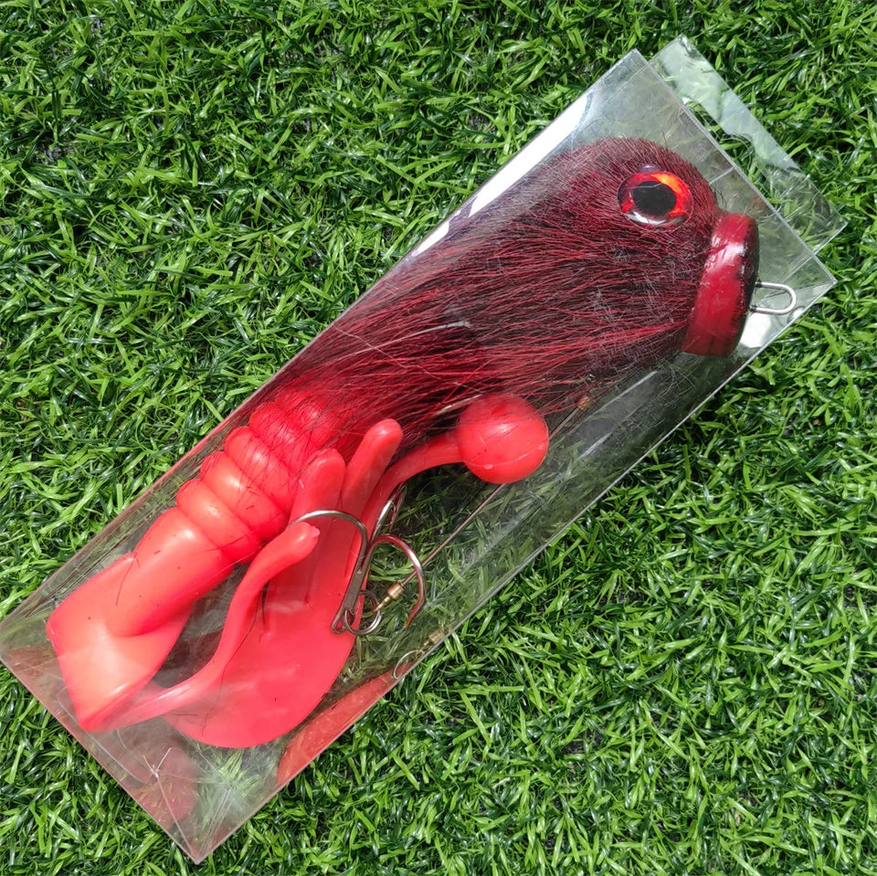 Bucktail Mouse Lure for Pike, 23cm - Fishing Hooks from Linloft.