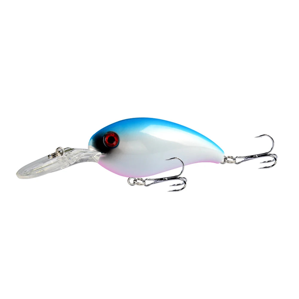 1pcs Crank Fishing Lure Artificial Hard Baits 10cm/15g Crankbait Jerkbait Wobbler Fishing Tackle Good Treble Hooks Tackle - Fishing Hooks from Linloft.