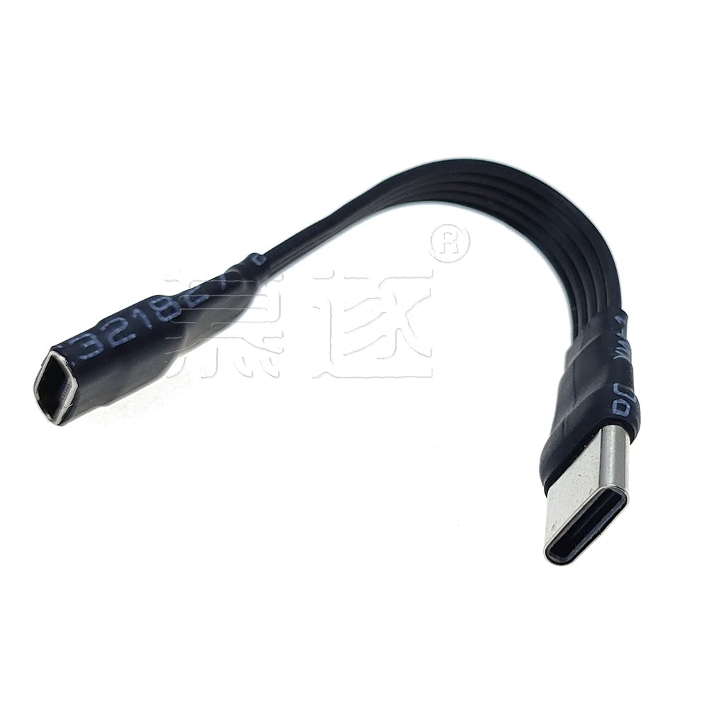 20CM 30CM 10CM 5CM USB 2.0 Type-C Flat Cable Extension FPC Cable USB 2.0 USB-C 90° Up/Down Angled Plug 5CM-1M - Electronics & Accessories from Linloft.