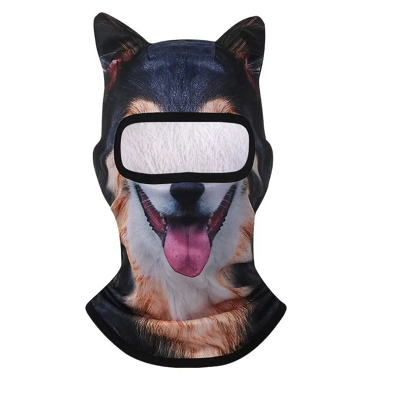 3D Cat Face Ski Balaclava - Apparel & Accessories from Linloft.