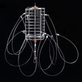 Crab Catching Tool Lure Trap Stainless Steel Bait Cage Fish Cage Feeder Fishing Tackle Suitable Crab Shrimp Crawfish Trap Cage