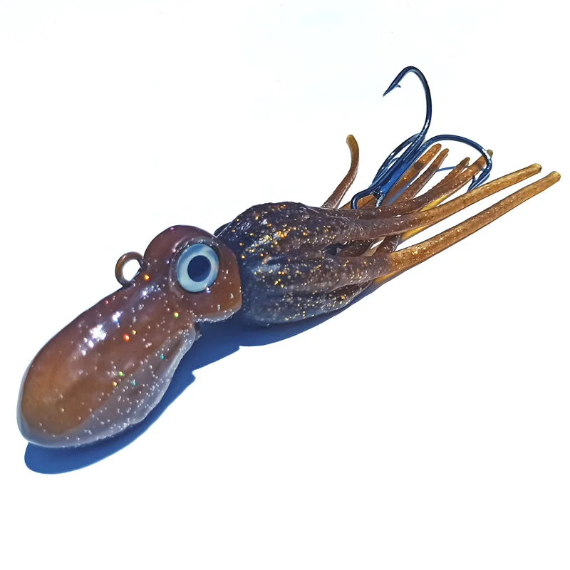 Glow Octopus Skirt Trolling Lure - Fishing Hooks from Linloft.
