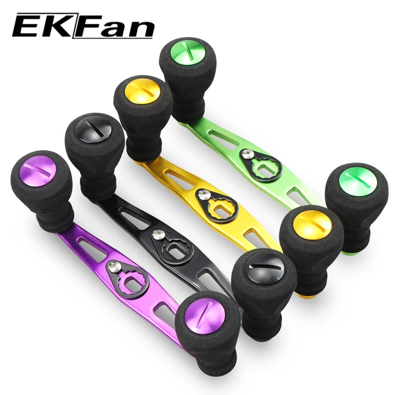 EKFAN 110MM Aluminium Handle EVA Knob For Shimno Dawa Bastcasting Fishing Reel
