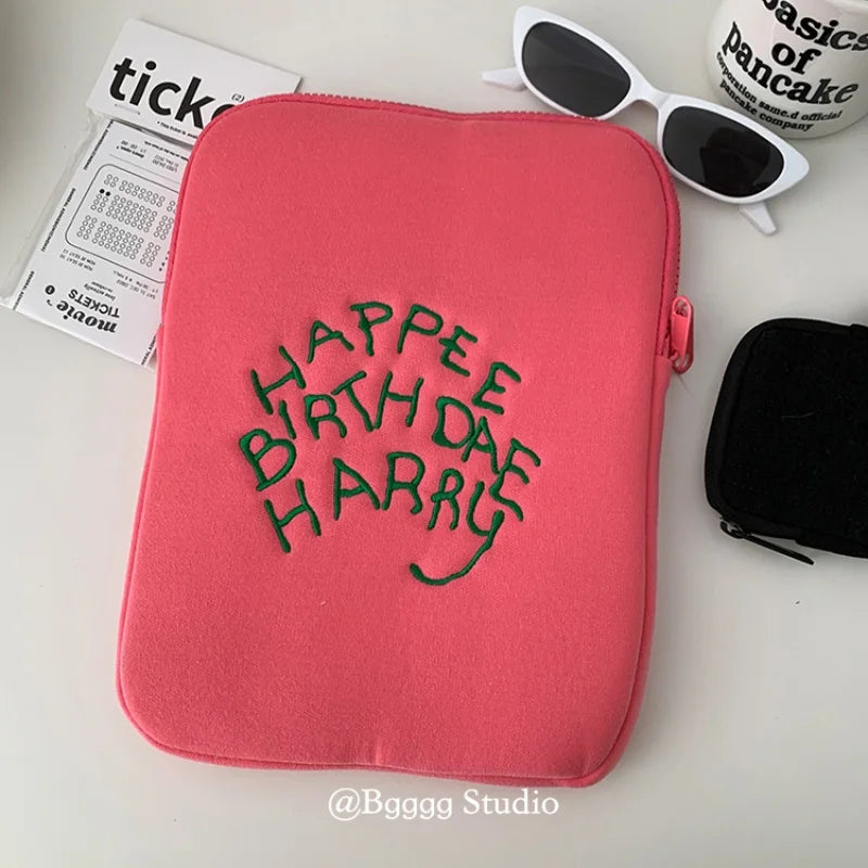 Pink Laptop Case Laptop Sleeve for MacBook Air/Pro 13-15.6Inch for Xiaomi/Dell,Cute Shockproof Tablet Sleeve IPad Case 9-11 Inch