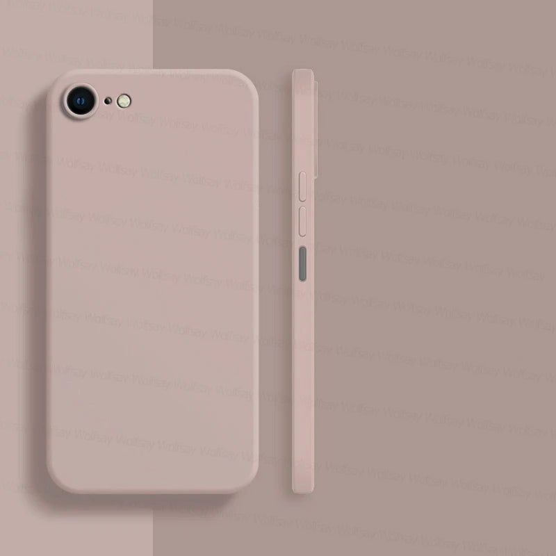 Soft Liquid Silicone Case for iPhone SE and 8 - Electronics & Accessories from Linloft.
