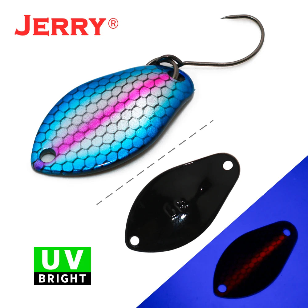Jerry Cassiopeia Trout Spoon Fishing Lure Saltwater Artificial Bait With Sharp Hooks 2g 3g Bass Spoon Pecsa Tackle