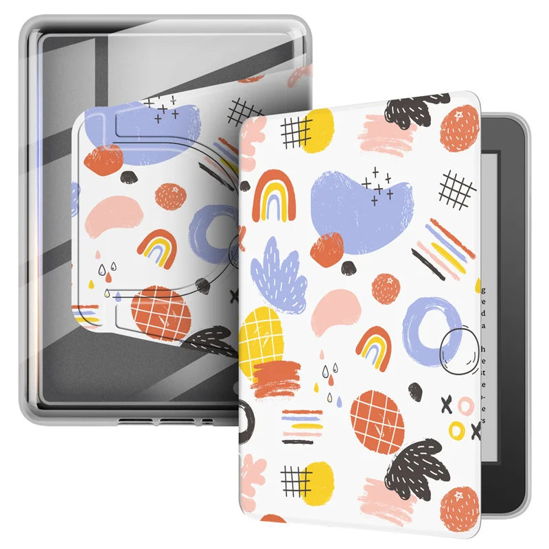 For Kindle 11th Generation Case 2024 RS23CV 360° Rotatable Magnetic Detachable Acrylic Case For Kindle 11th Gen C2V2L3 6" Funda