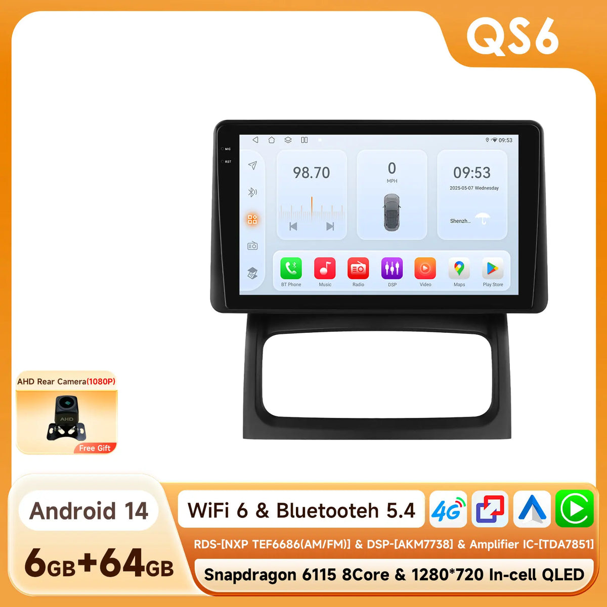 Hizpo 6115 Wireless CarPlay Autoradio for Renault Clio 2 2000-2012 Car GPS Radio Multimedia 2 Din Android 4G AI Voice 360 Camera - Fishing Tackle from Linloft.