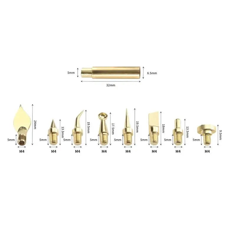 Heat Insert Nut Soldering Tip Kit - 3D Printing Accessories from Linloft.