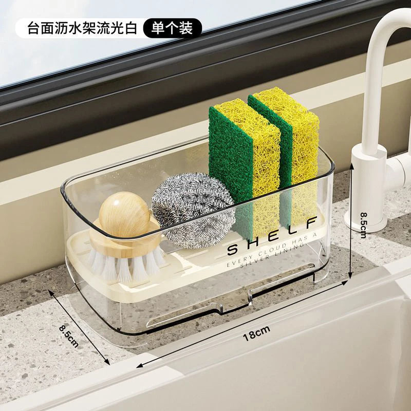 Sink Sponge Drain Rack Organizer