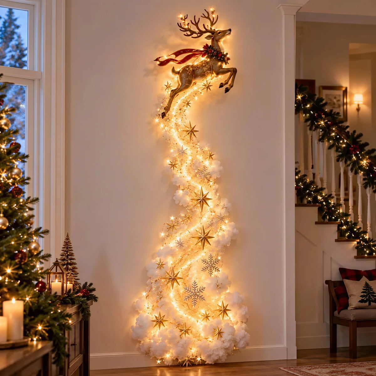 Christmas,Bethlehem Star of Faith,Lighted Nativity Wall Decor,Glowing Christmas Hanging Ornament,LED Light for Indoor Home Decor - Seasonal & Holiday from Linloft.