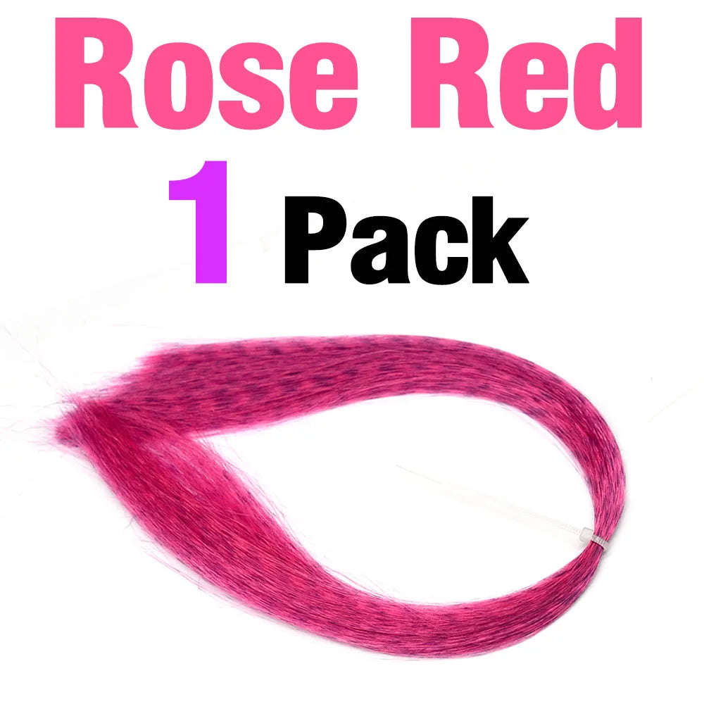 Barred Streamer Fly Tying Fibers, 12 Colors - Fishing Tackle from Linloft.
