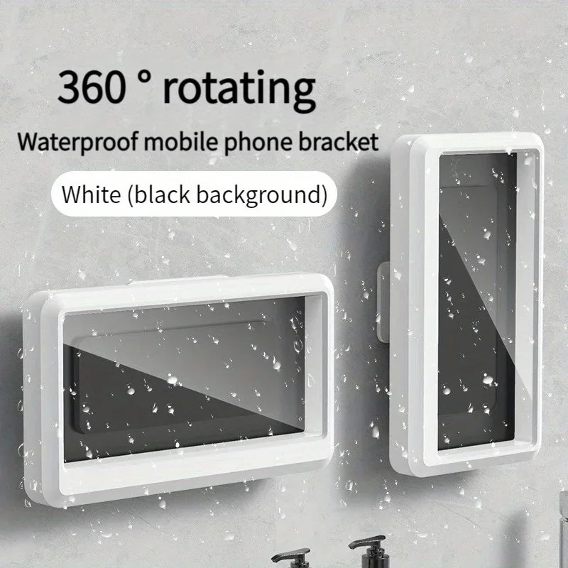 No-Drill Waterproof Shower Phone Holder - Electronics & Accessories from Linloft.