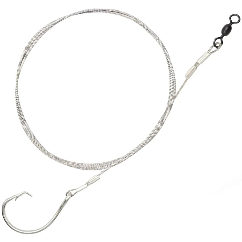 Large Stainless Steel Shark Hooks - Fishing Hooks from Linloft.