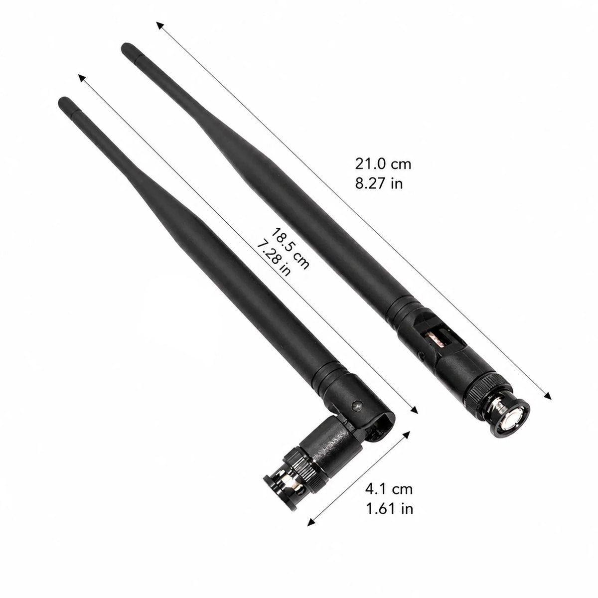 2Pcs/Set BNC Male Antenna Wireless Microphone Receiver Antenna UHF 500MHz-900MHz 3dBi Gain Amplifier Signal Antenna 215mm Length - Electronics & Accessories from Linloft.