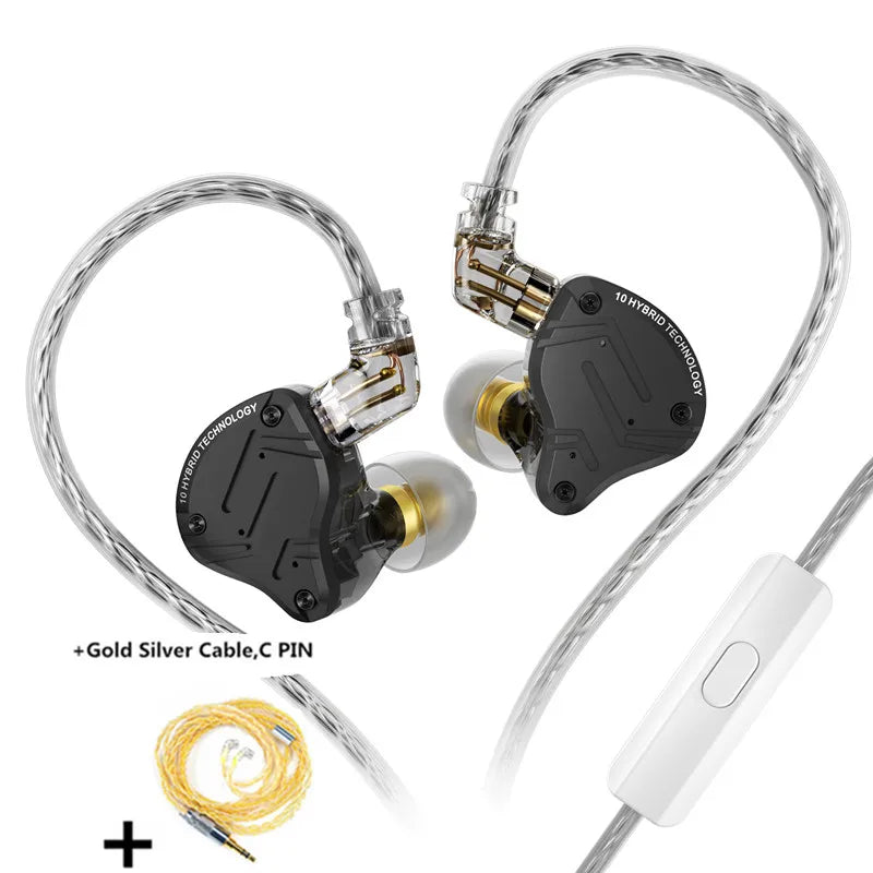 KZ ZS10 PRO X Hybrid HiFi Earphones - Electronics & Accessories from Linloft.