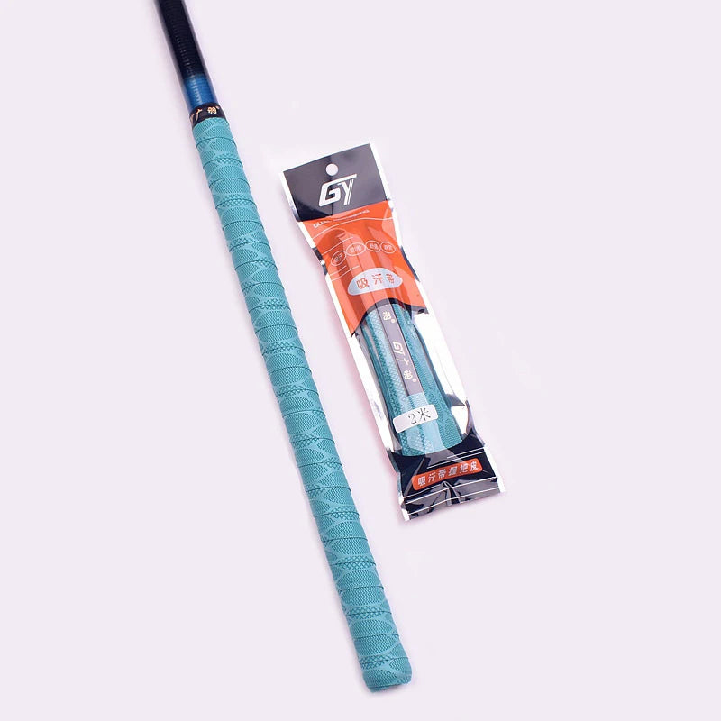 1Pc 2M Anti-slip Sport Fishing Rods Over Grip Sweat Band Griffband Tennis Overgrips Tape Badminton Racket Grips Sweat Band
