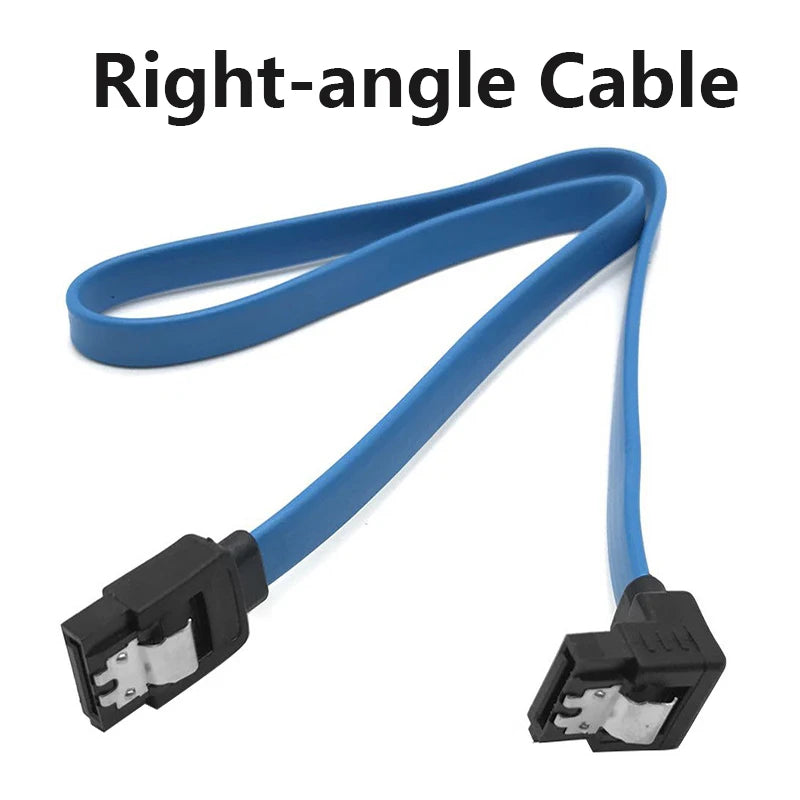 40/50cm Sata3.0 Solid State Hard Disk Serial Data Cable Multi-Color Multi-Spec Flexible Sata Hard Disk Fast Transmission Cable