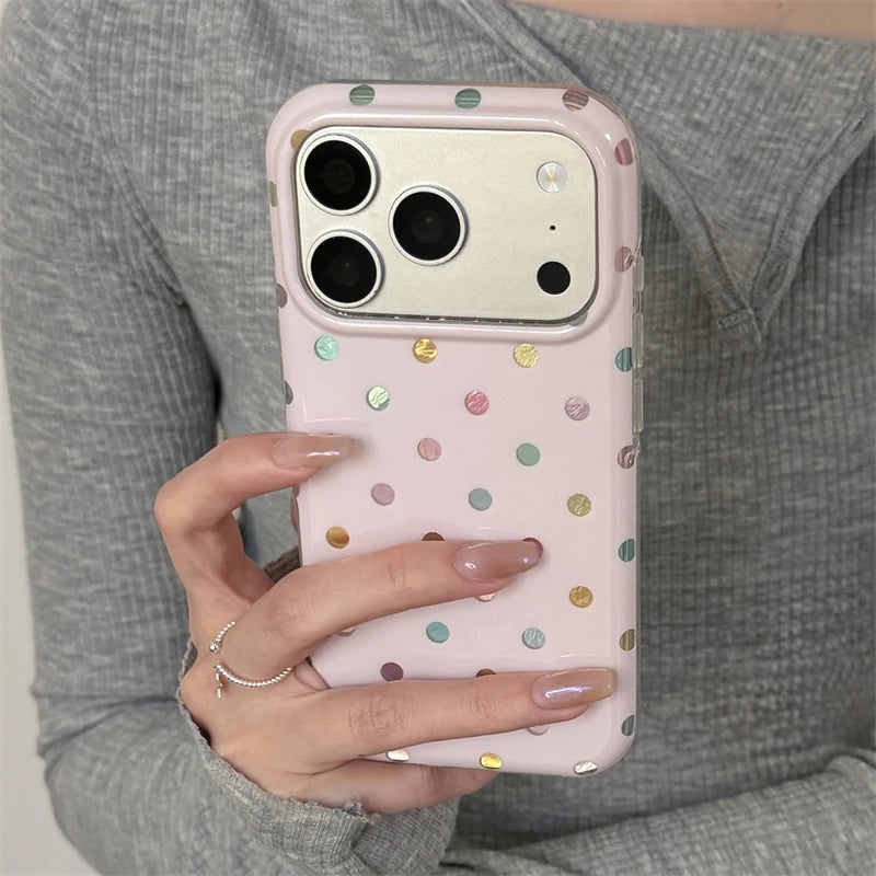 Colorful Polka Dot iPhone Case - Electronics & Accessories from Linloft.