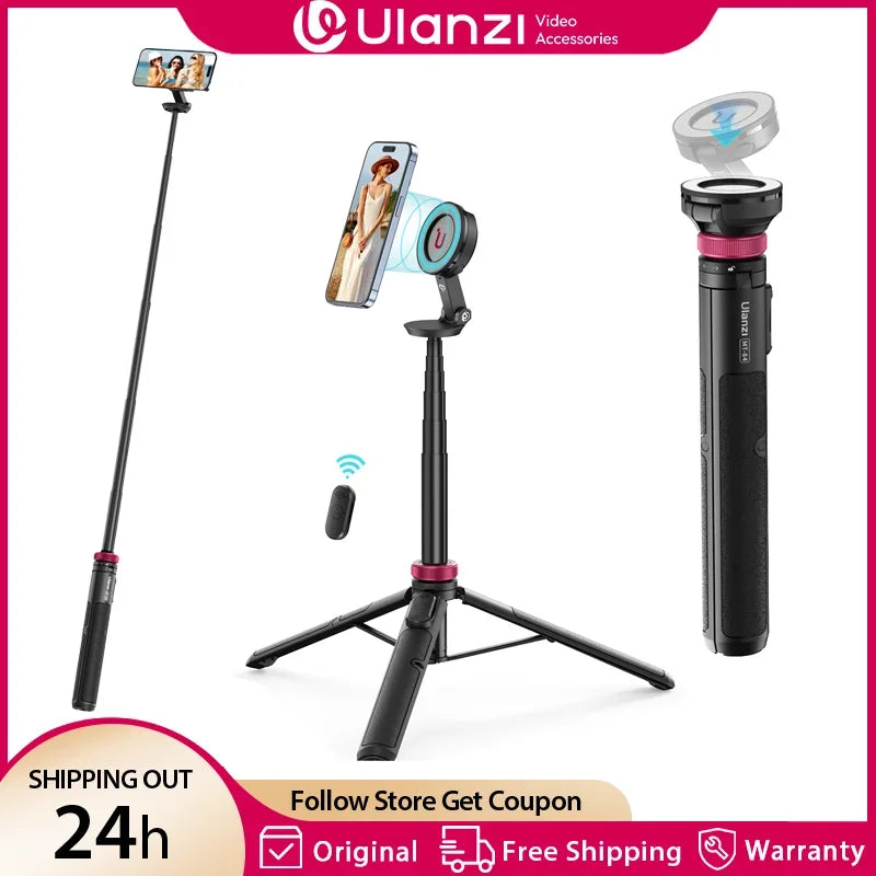 Ulanzi MT-84 MagSafe-compatible selfie stick tripod