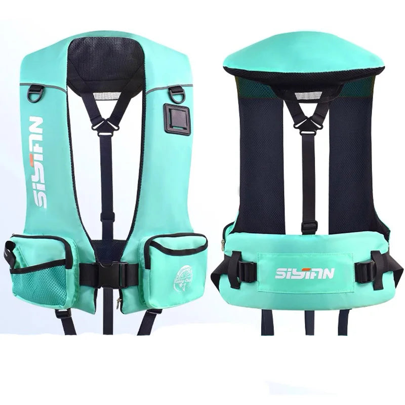 Adult Fishing Life Jacket Large Buoyancy Rock Luya Fishing Vest with Big Pocket Boat Vest Professional Sea Fishing Float Suit - Fishing Tackle from Linloft.