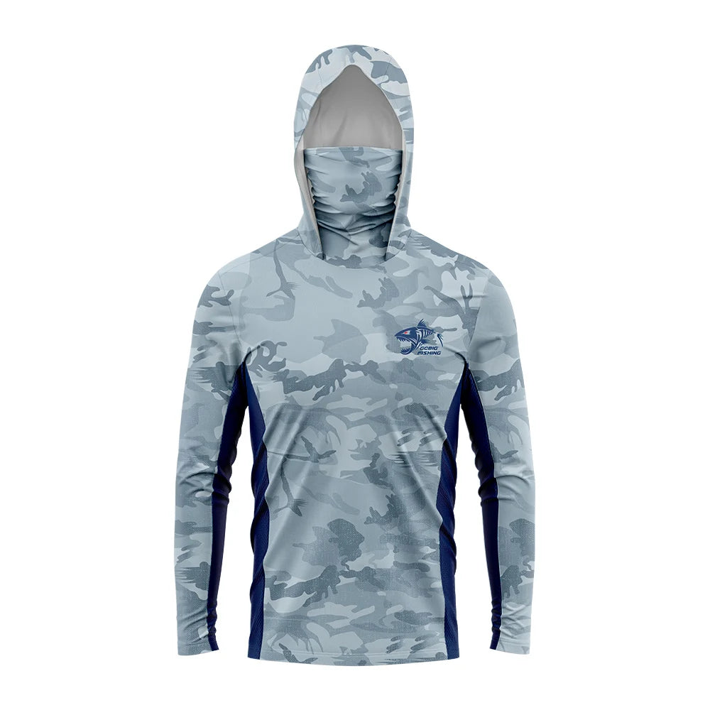 UPF 50+ Hooded Camo Fishing Shirt - Fishing Tackle from Linloft.